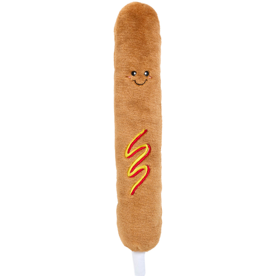 Zippypaws Jigglerz Corn Dog, XL - Plush
