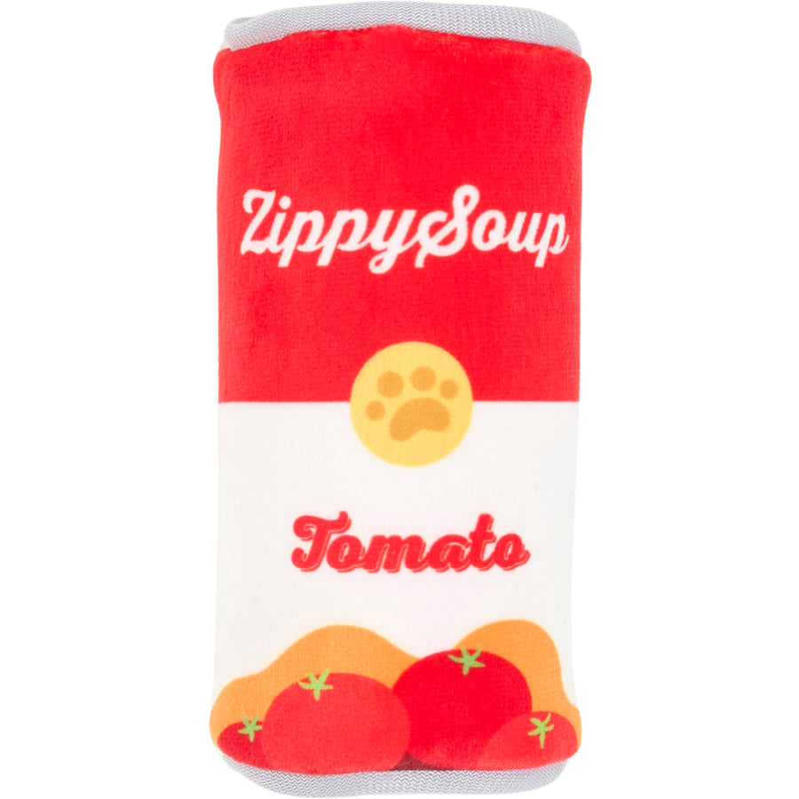 Zippypaws Squeakie Can Tomato Soup, SM - Plush