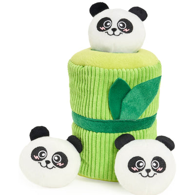 Zippypaws Zippy Burrow Pandas in Bamboo, LG - Plush