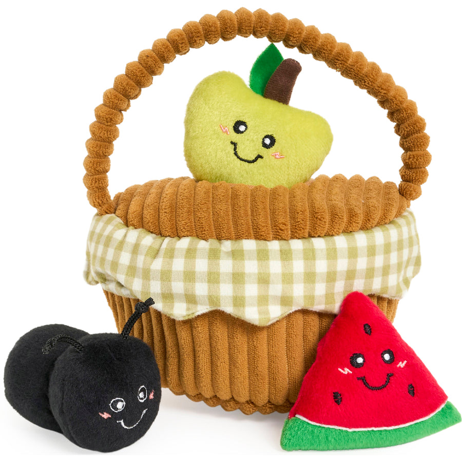 Zippypaws Zippy Burrow Picnic Basket, LG - Plush