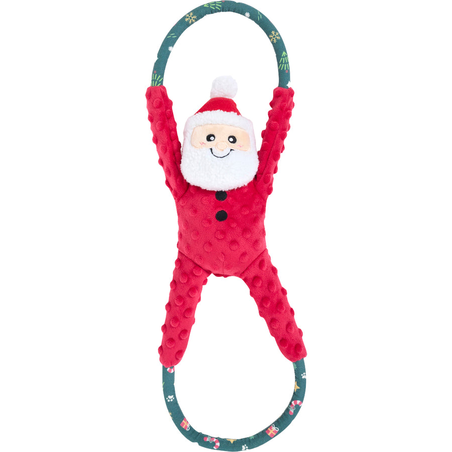 Zippypaws Holiday Ropetugz Santa, XL - Christmas