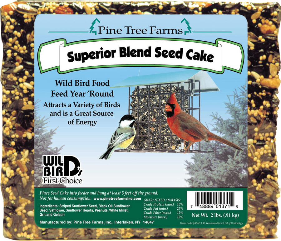 Pine Tree Farms Seed Cake, Superior, 2 lb - Seed Cakes