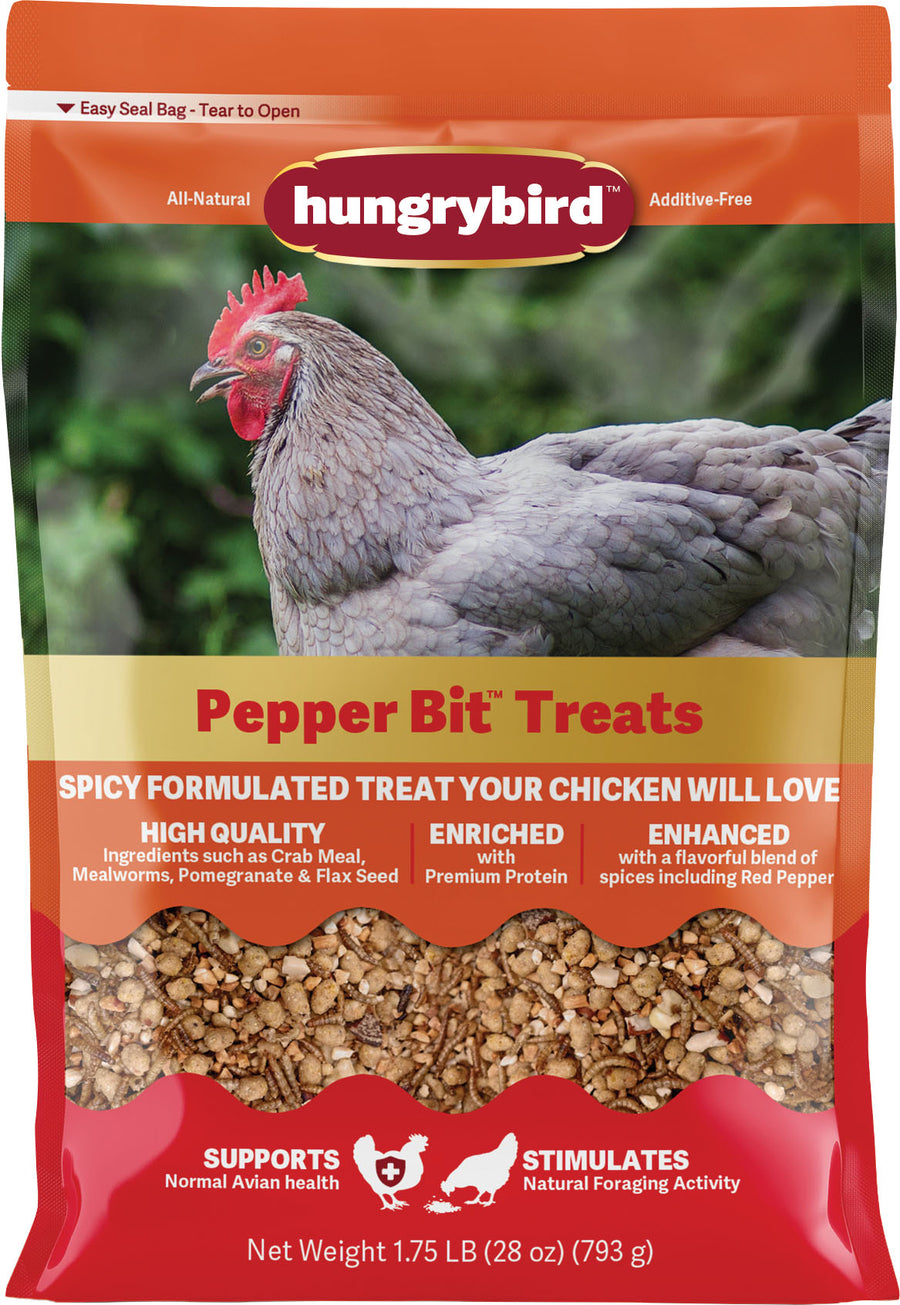 Hungrybird Chicken Treats, Hot Pepper, 28 oz