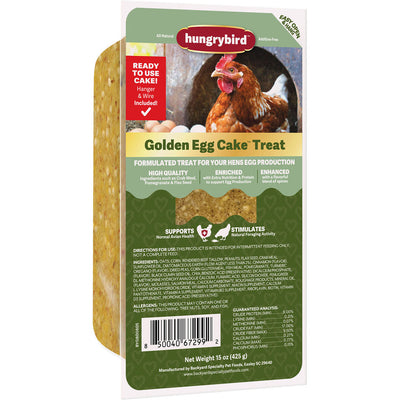 Hungrybird Chicken Treats, Golden Egg, 15 oz