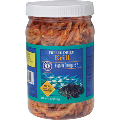 San Francisco Bay Brand Sfbb Freeze Dried Fish Food Krill, 113 g-4 oz - Standard