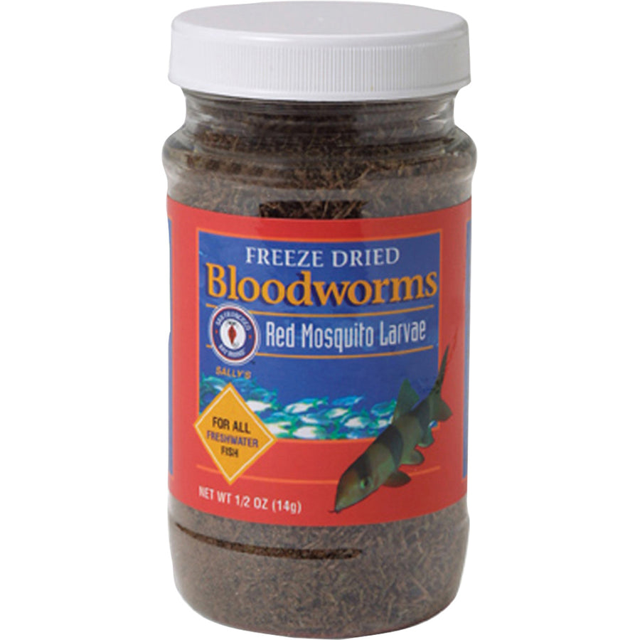 San Francisco Bay Brand Sfbb Freeze Dried Fish Food Bloodworms, 14 g-.5 oz - Standard