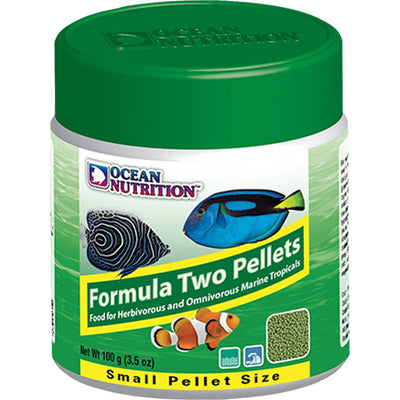 Ocean Nutrition Formula 2 Marine Fish Food Pellet, sm-100 g-3.5 oz - Standard