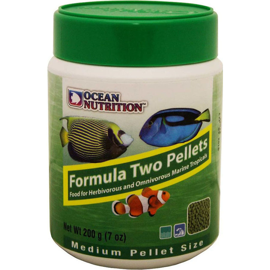 Ocean Nutrition Formula 2 Marine Fish Food Pellet, md-200 g-7 oz - Standard
