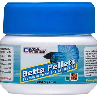 Ocean Nutrition Betta Fish Food Pellets, 75 g-2.65 oz