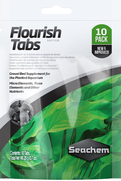 Seachem Flourish Tabs, 10 pk - Plant Care