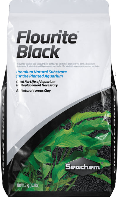 Seachem Flourite Gravel, Black, 7 kg - Freshwater