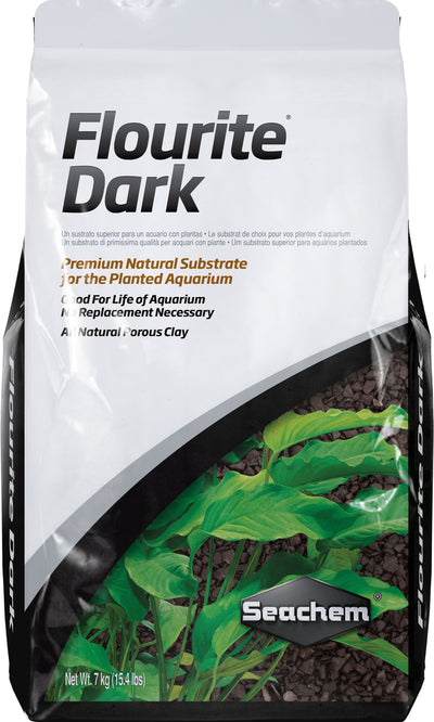 Seachem Flourite Gravel, Dark, 7 kg - Freshwater