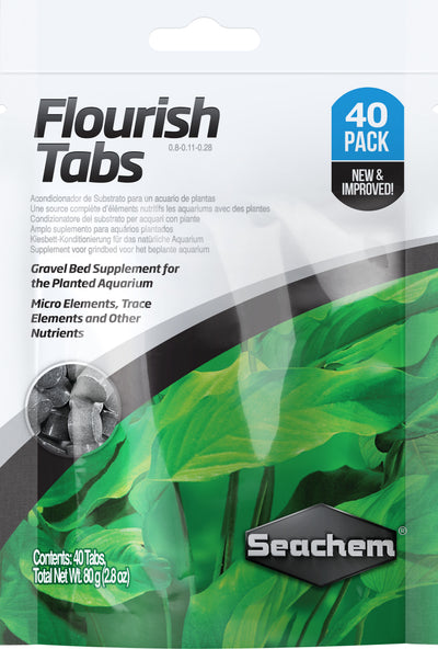 Seachem Flourish Tabs, 40 pk - Plant Care