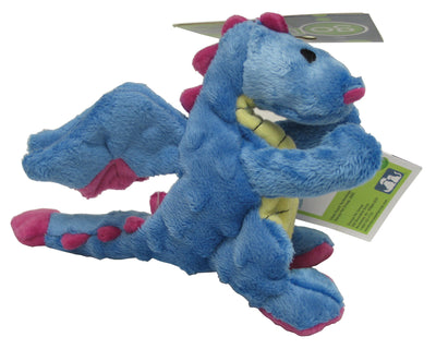Godog Dragons Dog Toy, Periwinkle, SM - Plush