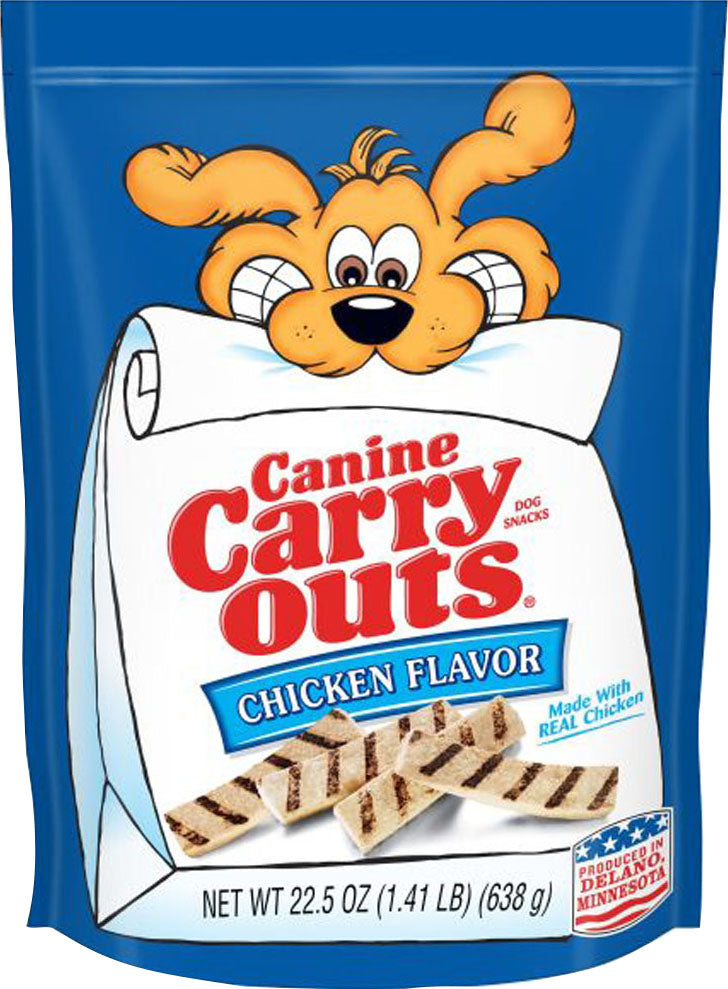 Canine Carry Outs Flavored Dog Treats, Chicken, 22.5 oz - Soft Treats