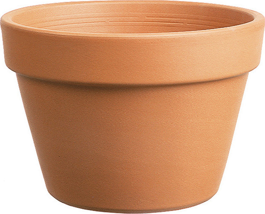 Southern Patio Azalea Clay Pot, Terracotta, 8 in - Planters Basic