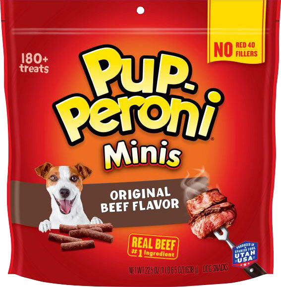 Pup-Peroni Minis Original Dog Treats, Beef, 22.5 oz - Soft Treats