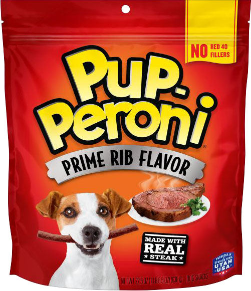 Pup-Peroni Flavored Dog Treats, Prime Rib, 22.5 oz - Soft Treats