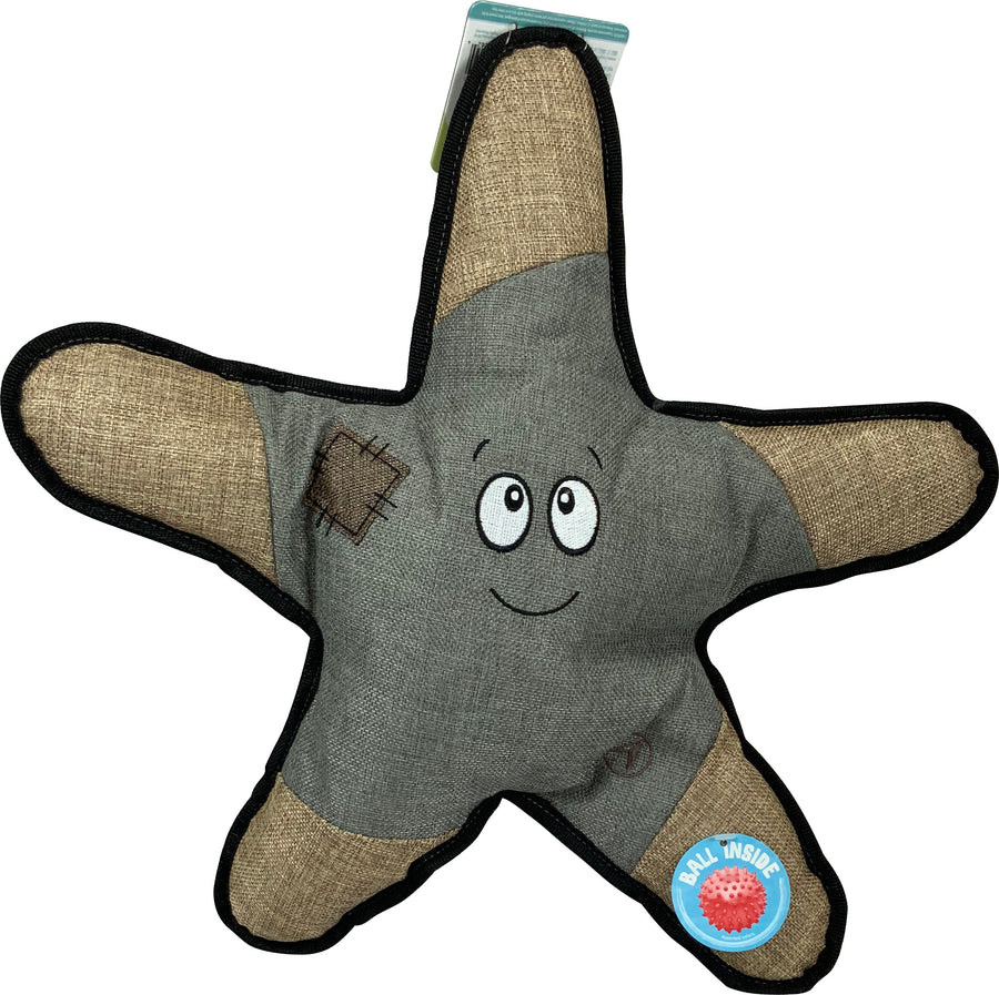 Snugarooz Sophie the Starfish W/Rubber Spikey Ball, Gray, 21 in - Plush