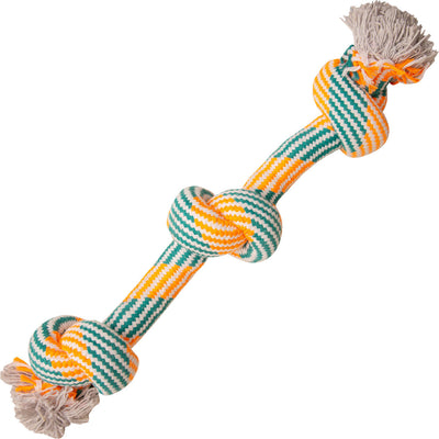 Snugarooz Get'n Knotty Rope Tug, Blue/Orange, 22 in