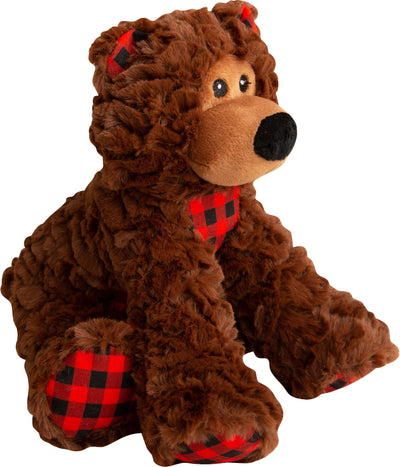 Snugarooz Benny the Bear, Brown/Plaid, 8 in - Plush