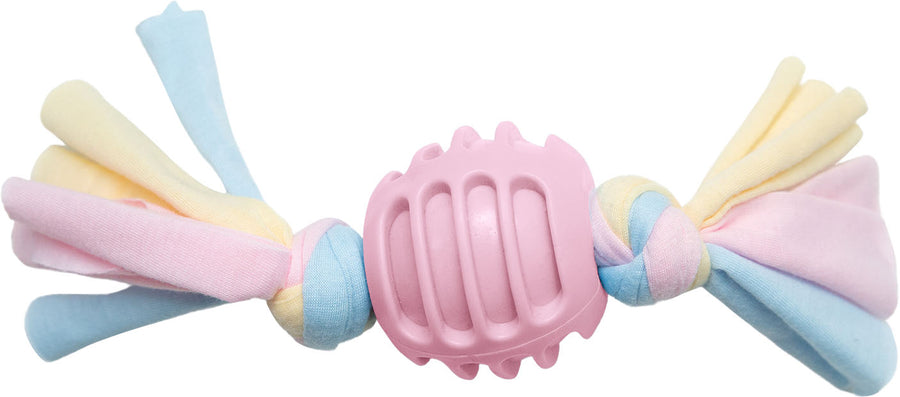 Snugarooz Snuggle Ball Eco TPR Toy, Pink, 8.5 in - Rubber