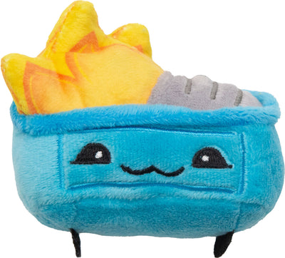 Snugarooz Baby Dumpster Fire Plush Dog Toy, 3.5 in