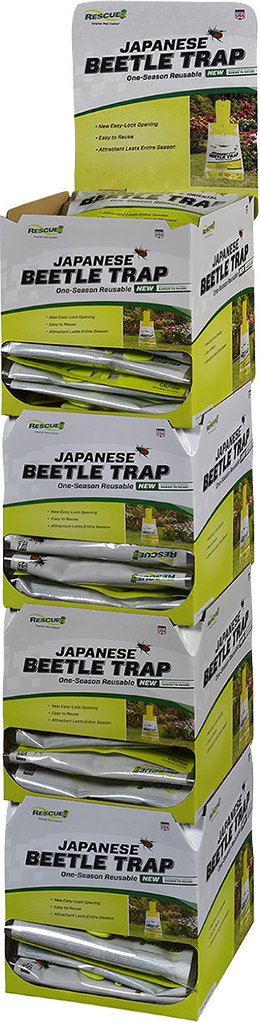 Rescue Japanese Beetle Trap Display, 48 pc - Japanese Beetle Traps & Acc