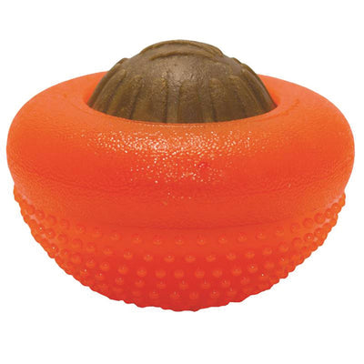 Starmark Everlasting USA Treat Bento Ball, Orange, LG - Interactive