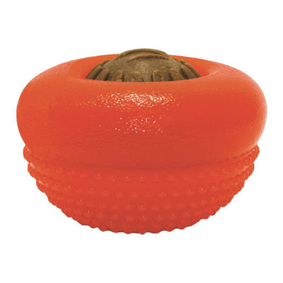 Starmark Everlasting USA Treat Bento Ball, Orange, MD - Interactive
