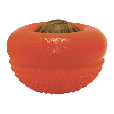 Starmark Everlasting USA Treat Bento Ball, Orange, SM - Interactive