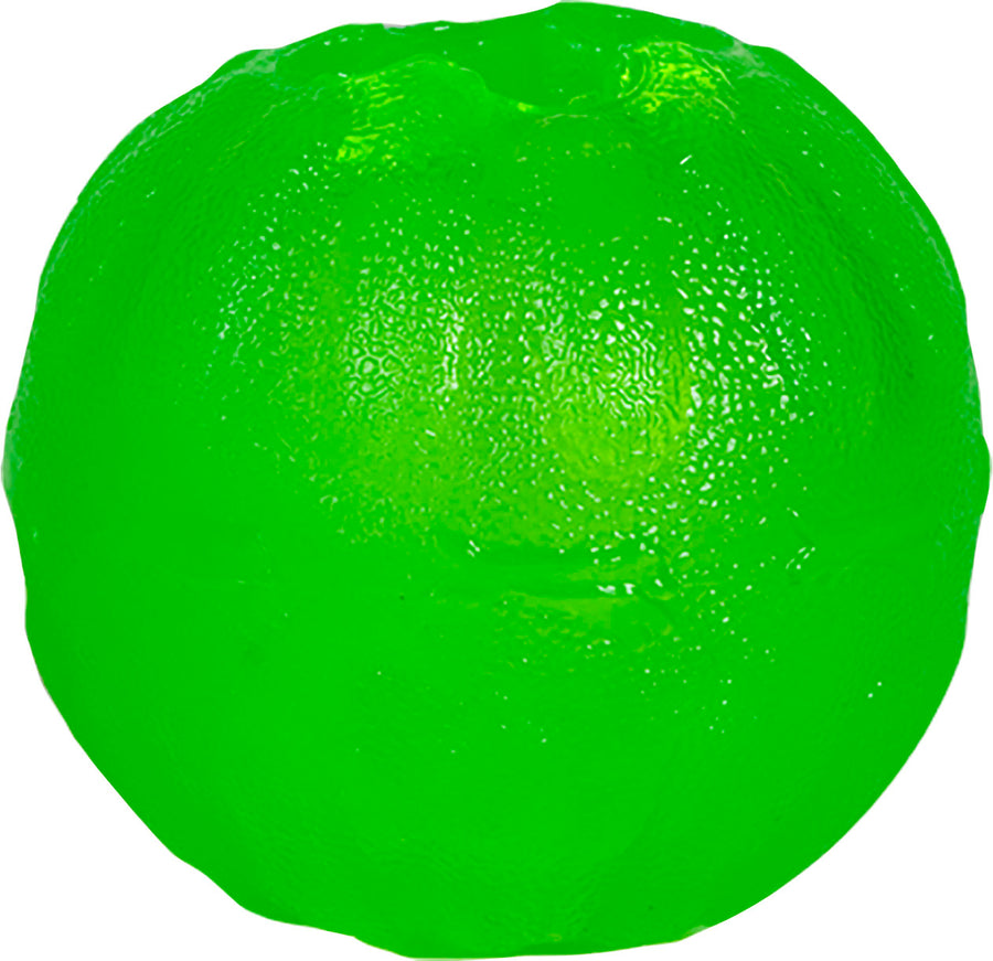 Starmark USA Treat Dispensing Chew Ball, Green, 3.5 in - Interactive