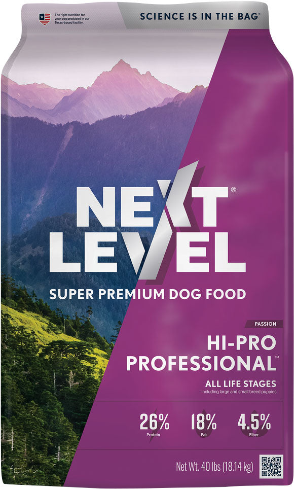 Next Level Hi-Pro Professional Dog Food, 40 lb - Dry