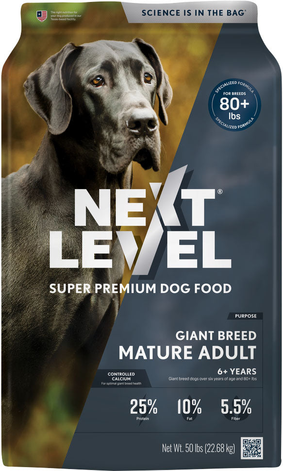 Next Level Giant Breed Mature Adult Dog Food, 50 lb - Dry