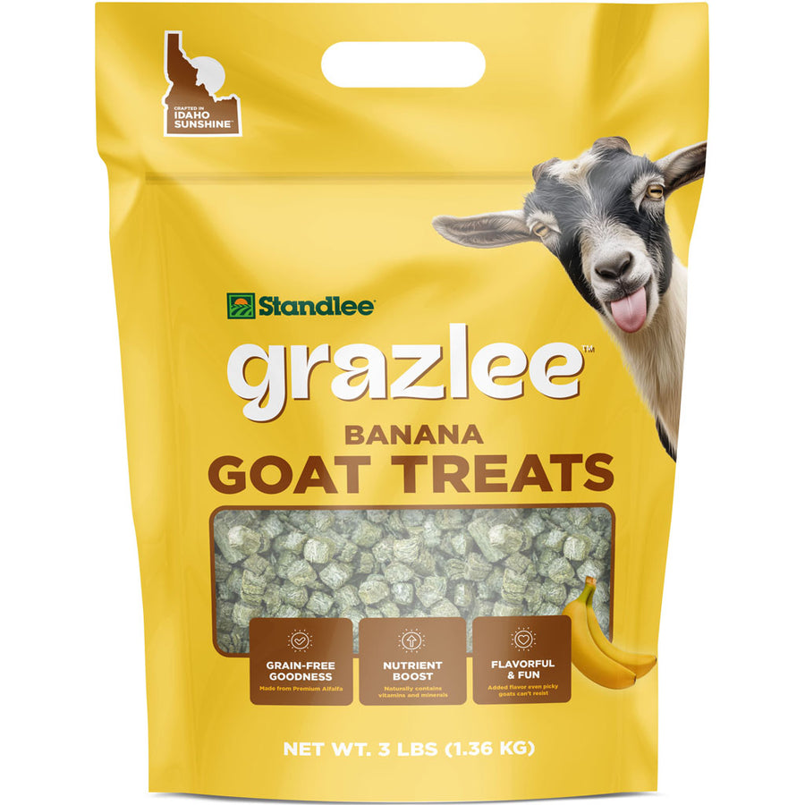 Standlee Grazlee Goat Treats, Banana, 3 lb