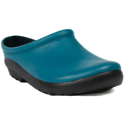 Sloggers Womens Waterproof Premium Garden Clog, Blue, 8 - Over the Sock Boots