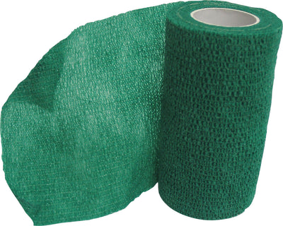 Asi Wrap-It-Up Bandage, Green, 4 in x 5 ft - Cohesive Bandages
