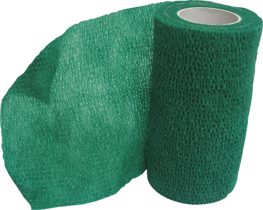 Asi Wrap-It-Up Bandage, Green, 4 in x 5 ft - Cohesive Bandages