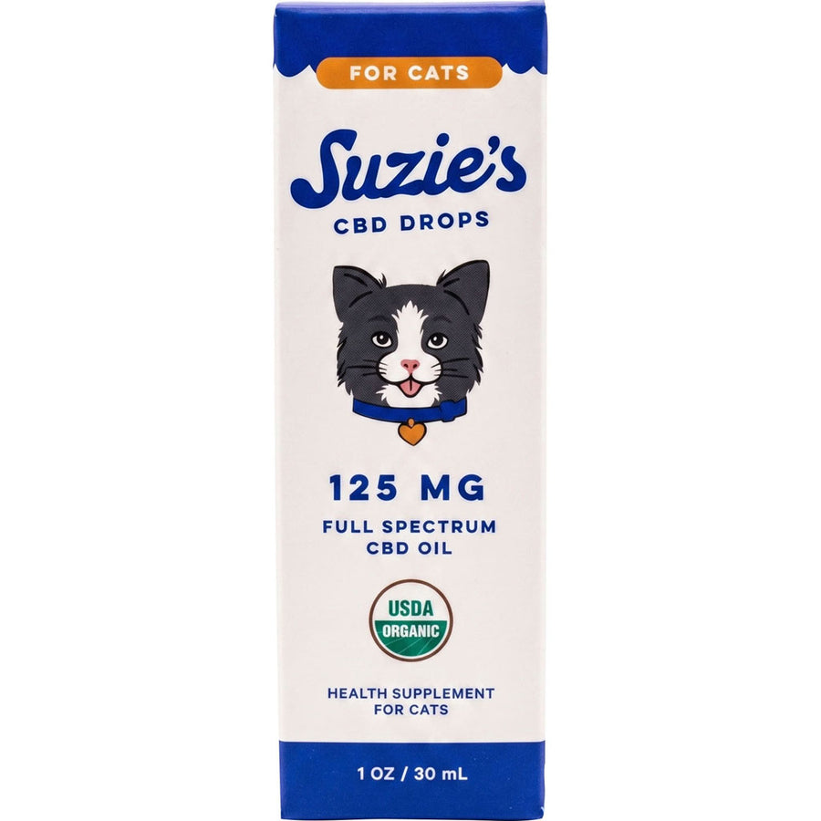 Suzie's Cbd Drops for Cats, 1 oz-125 mg - Anxiety Relief