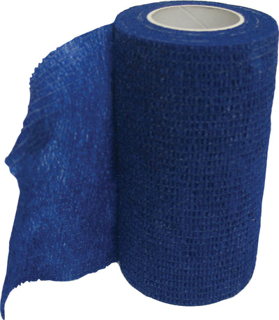 Asi Wrap-It-Up Bandage, Blue, 4 in x 5 ft - Cohesive Bandages