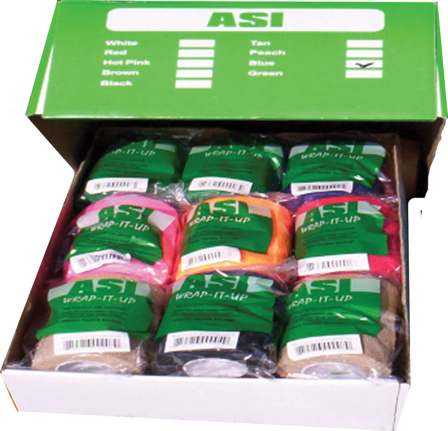 Asi Wrap-It-Up Bandage, Assorted, 4 in x 5 ft-18 pc - Cohesive Bandages