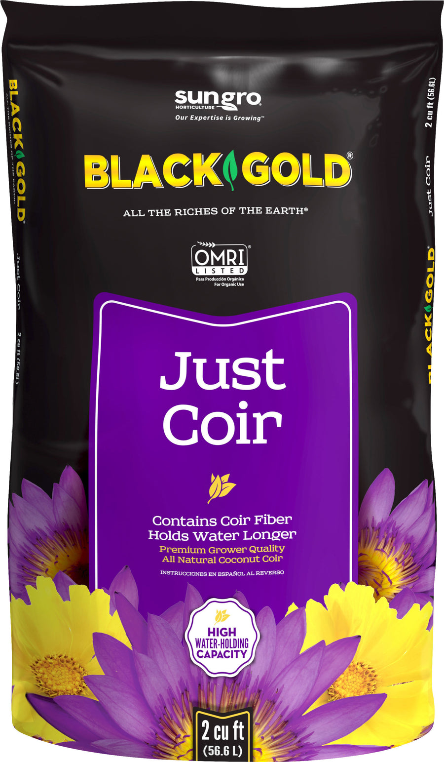 Black Gold Just Coir Omri, 2 Cf - Potting Soils & Mulches