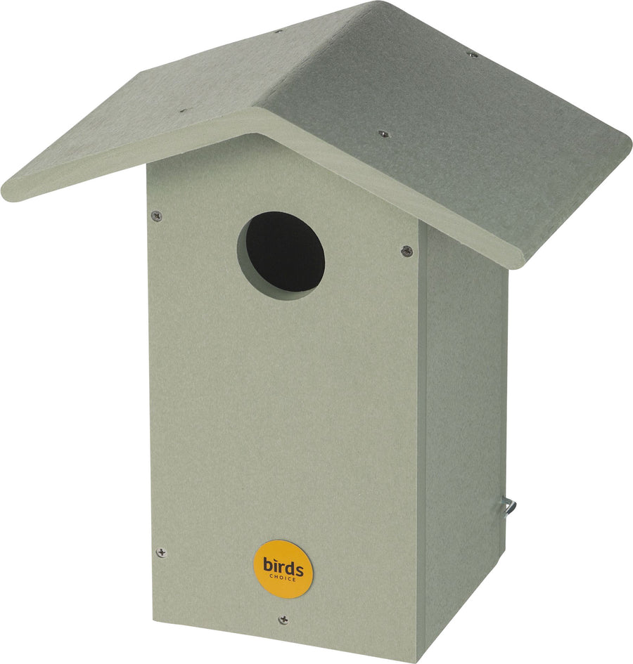 Bird's Choice Recycled Plastic Bluebird House, Sage - Houses-Bird