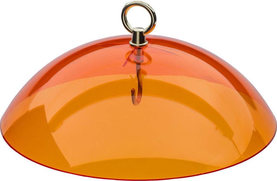 Bird's Choice Protective Cover Dome, Orange - Baffles-Hanging