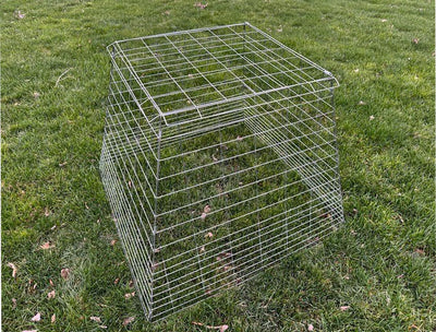Asi Pyramid Wire Poultry Cage, Galvanized, 40x40x30 in