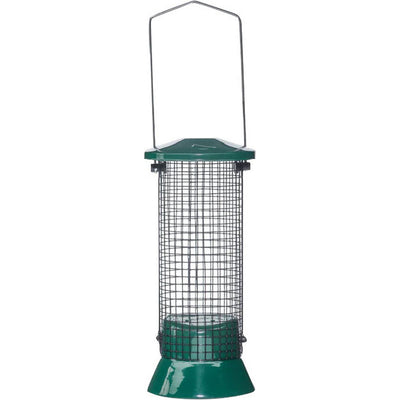 Bird's Choice Economy Nut Bird Feeder, Green, 10 in - 2 Cup - Peanut Feeders