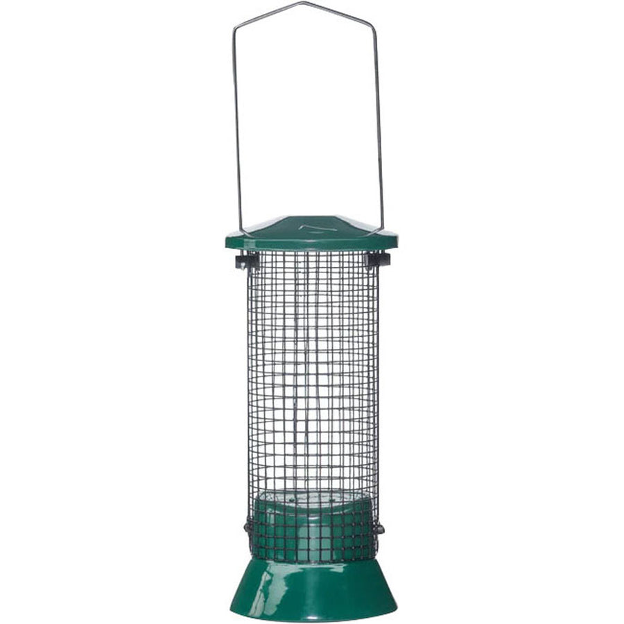 Bird's Choice Economy Nut Bird Feeder, Green, 10 in - 2 Cup - Peanut Feeders