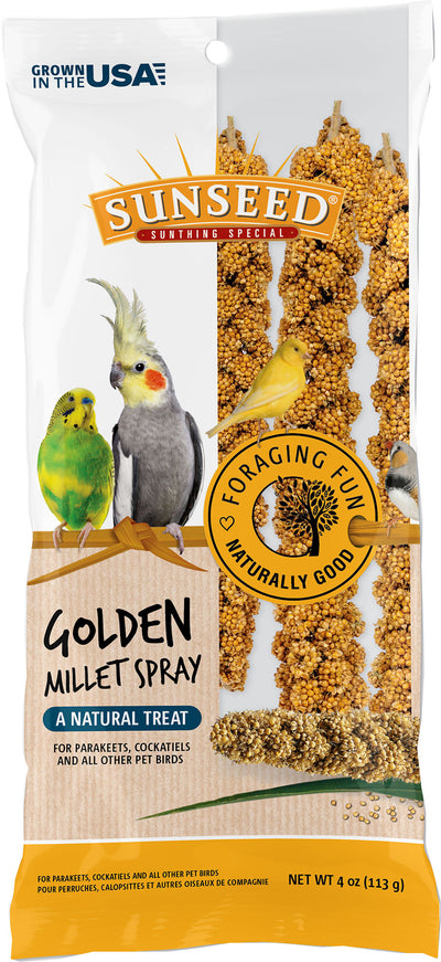 Sunseed Golden Millet Spray, 4 oz