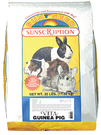 Sunseed Vita Guinea Pig Food, 25 lb