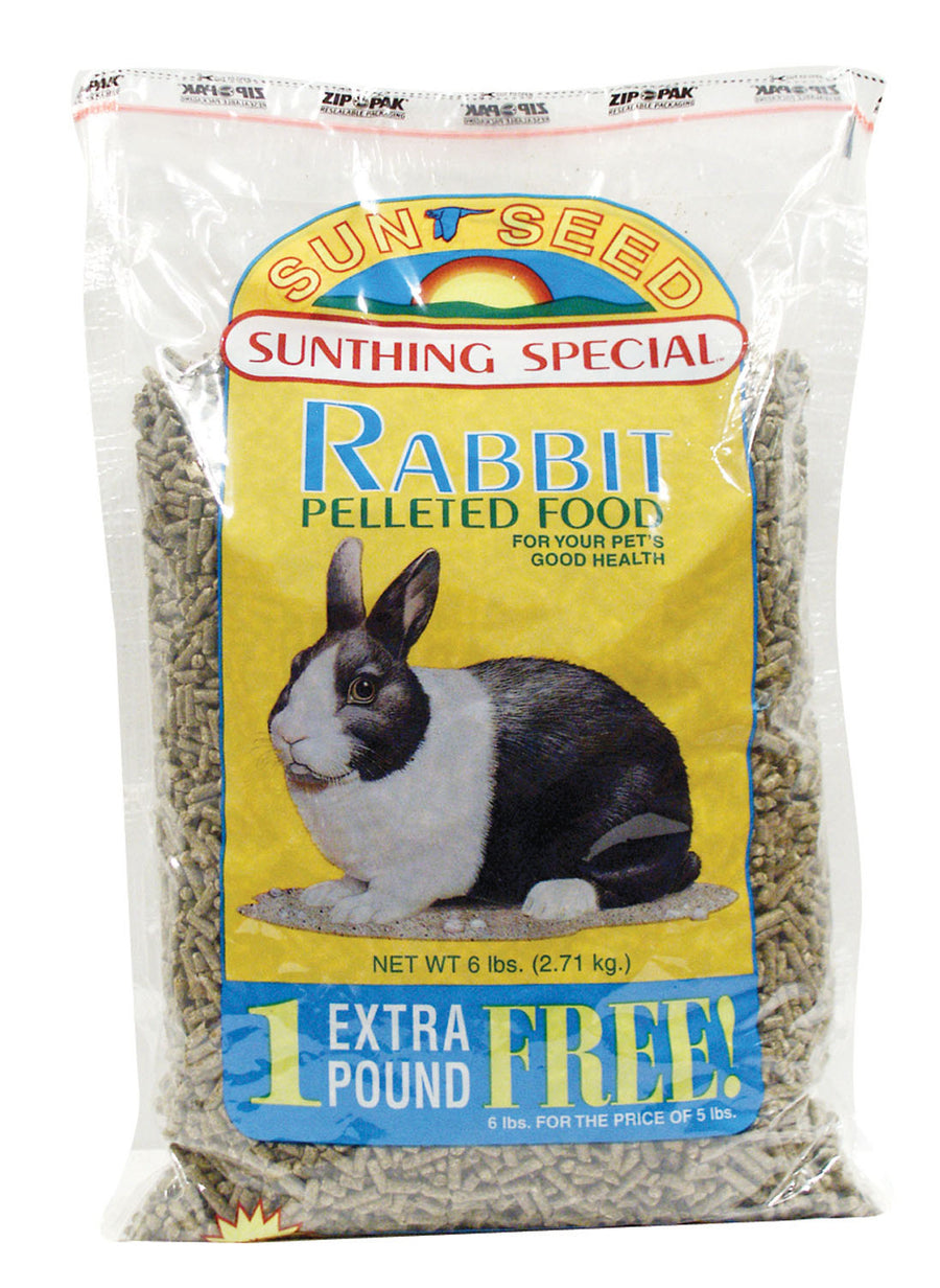 Sunseed Sun Basics Pet Rabbit Food, 6 lb